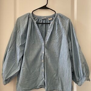 Levi's Denim Blue Blouse